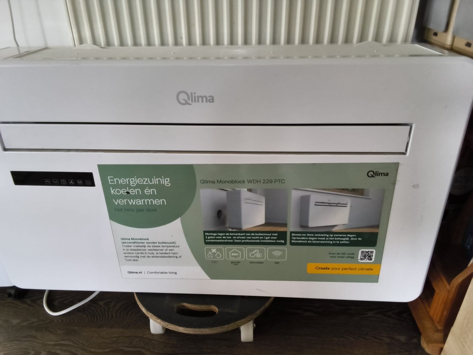Qlima airco, Ophalen, Koelen en Ontvochtigen, Timer, Nieuw