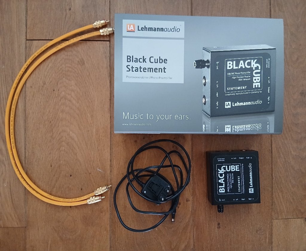 Lehmann Black Cube Statement phonovoorversterker, Ophalen of Verzenden, Zo goed als nieuw, Overige merken