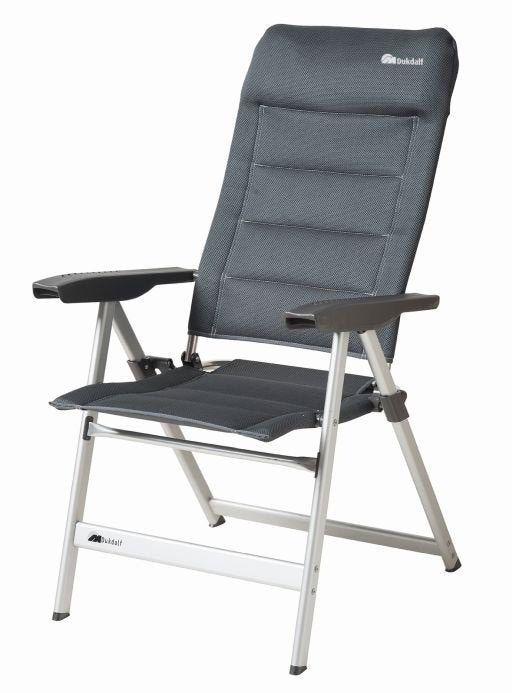 Dukdalf Presto antraciet, Verzenden, Zo goed als nieuw, Campingstoel