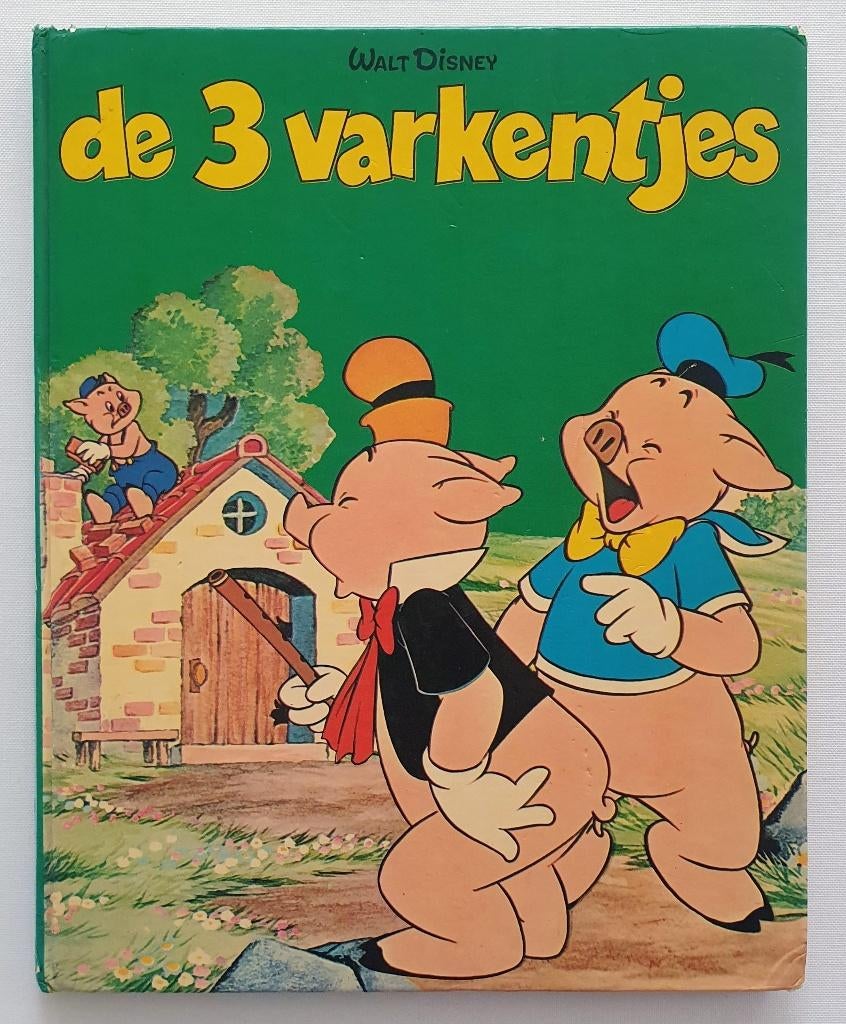 Walt Disney’s De Drie Varkentjes (1973), Verzamelen, Ophalen of Verzenden, Overige figuren, Gebruikt, Overige typen