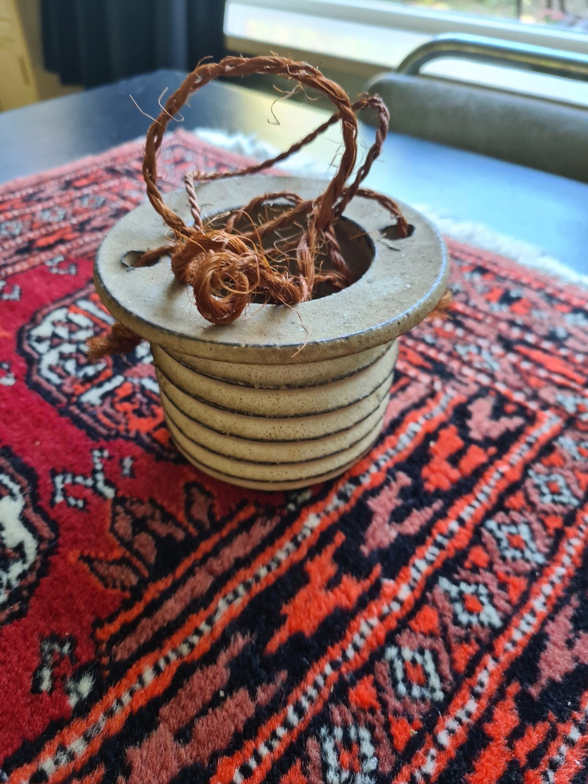 Vintage Keramische Hangpot - Uniek Design, Ophalen