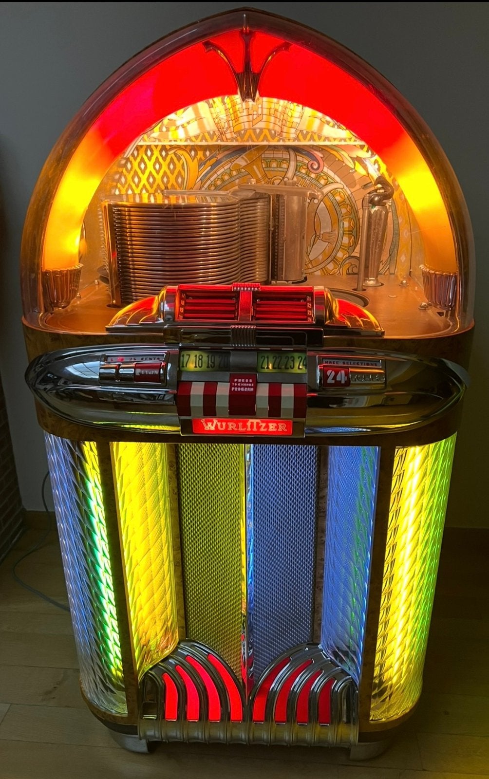 Jukebox Wurlitzer 1100 uit 1949 78 toeren, Ophalen, Gebruikt, Voor 1950, Wurlitzer