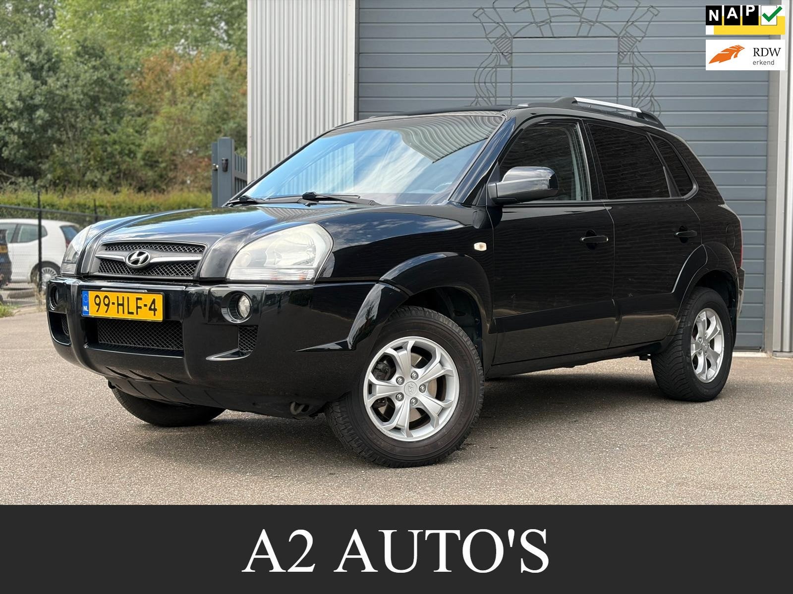 Hyundai Tucson 2.7i V6 4WD Style Automaat|Camera|Ecc, Automaat, Gebruikt, Zwart, 2656 cc