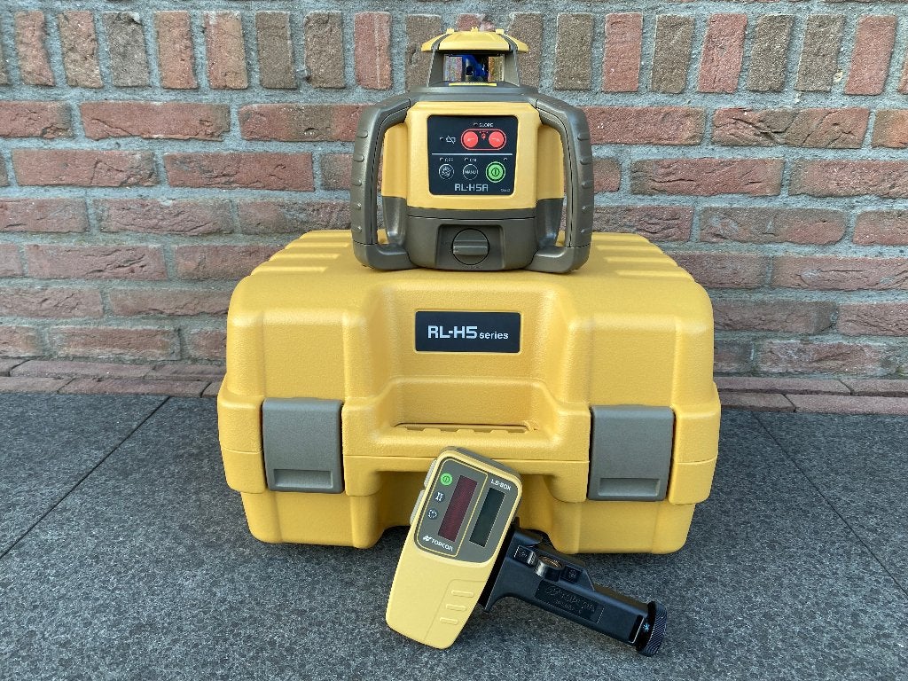 Bouwlaser/roterende Topcon laser RL-H5A met LS-80X ontv., Topcon Nederland bv, Nieuw, Ophalen of Verzenden, Amersfoort