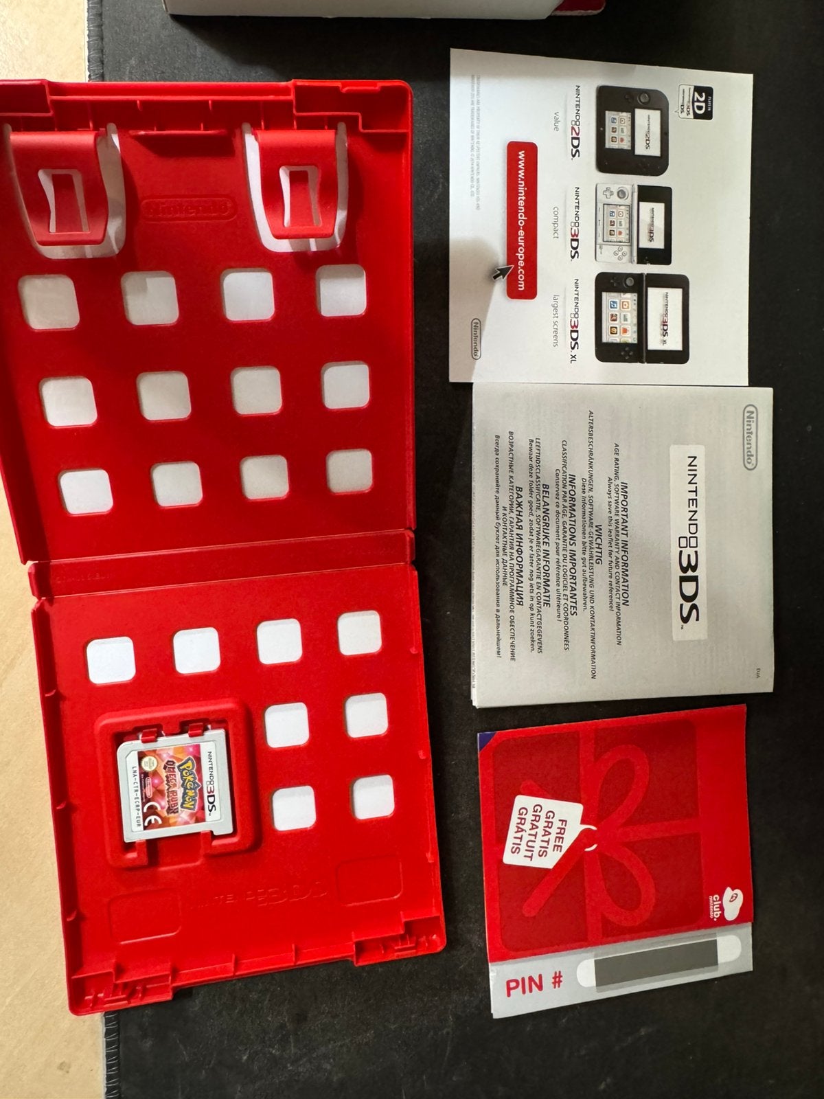 Pokemon omega ruby fan edition cib, 1 speler, Ophalen of Verzenden, Zo goed als nieuw, Role Playing Game (Rpg)