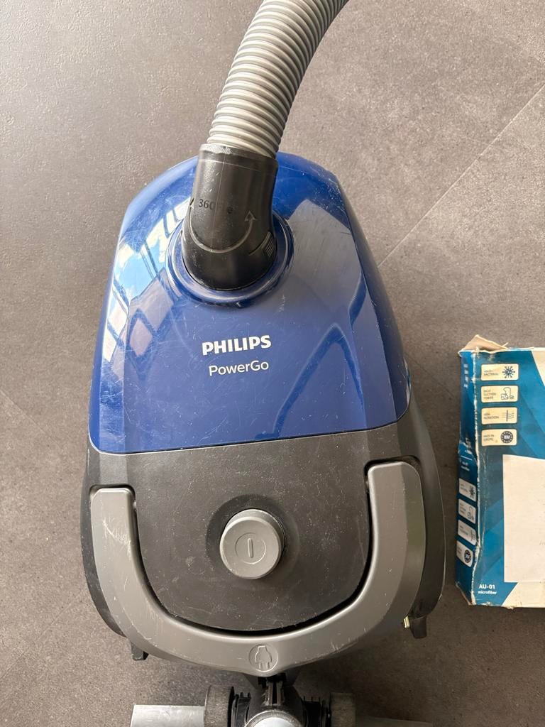 Philips PowerGo stofzuiger, Ophalen of Verzenden, Zo goed als nieuw