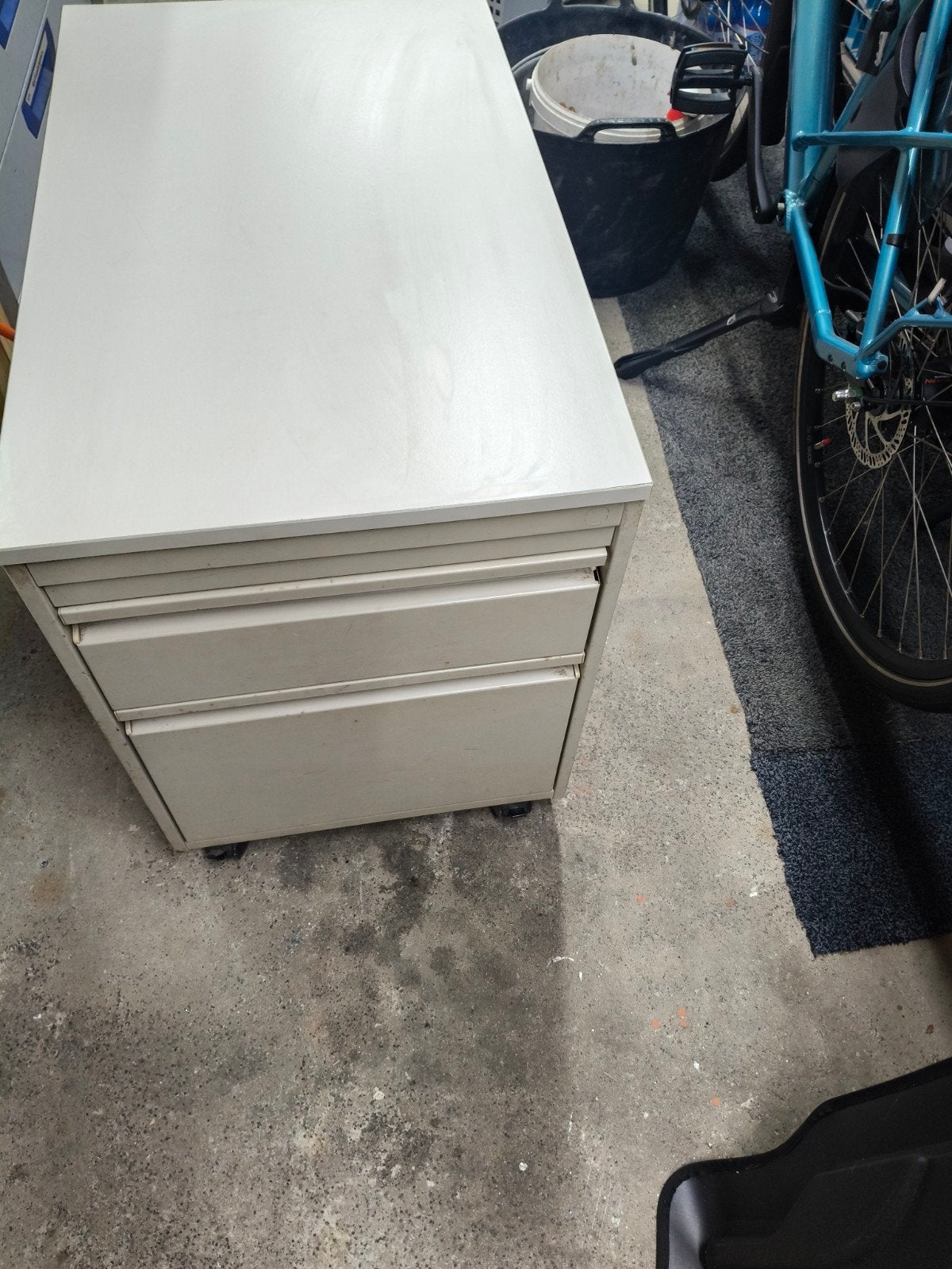 Dossier ladenkastje met 2 laden - Ideaal voor schuur, Huis en Inrichting, Kasten | Ladekasten, Ophalen, Gebruikt