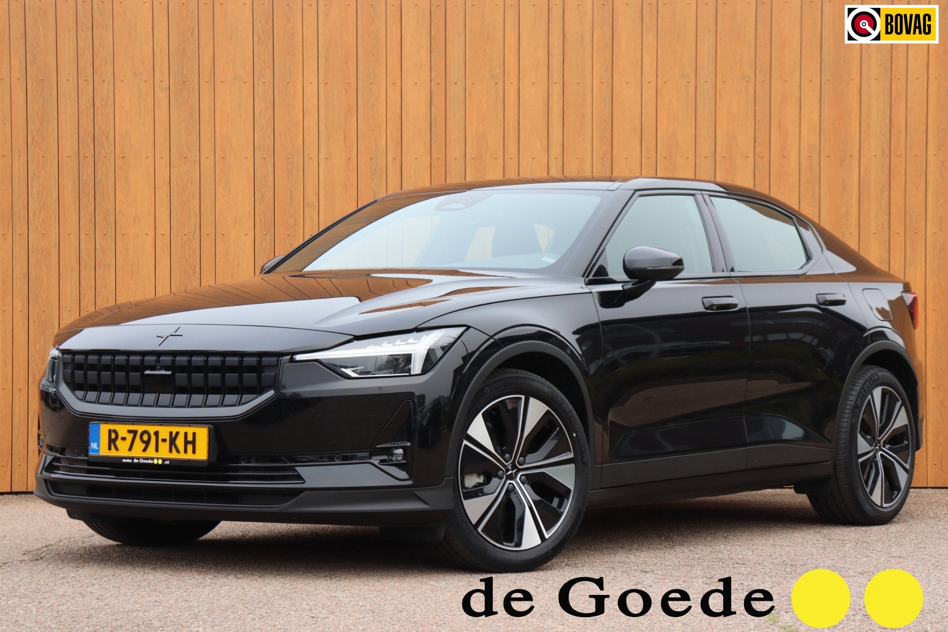 Polestar 2 Long Range Single Motor 78 kWh orgNL Harman Kardo, Auto's, 1300 min, Gebruikt, 1969 kg, Zwart