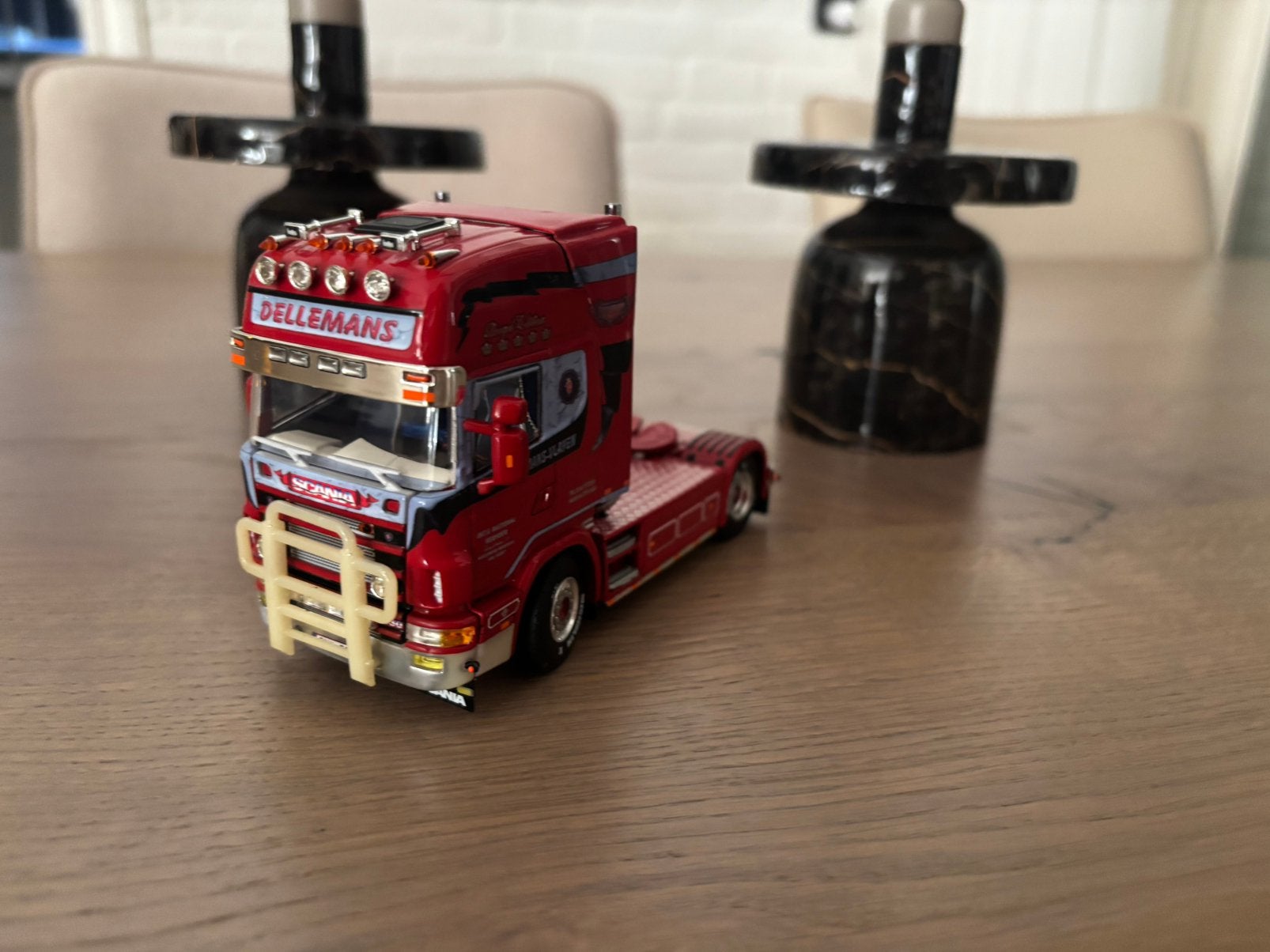 Wsi scania dellemans 4 serie, Ophalen of Verzenden, Zo goed als nieuw, Bus of Vrachtwagen, Wsi