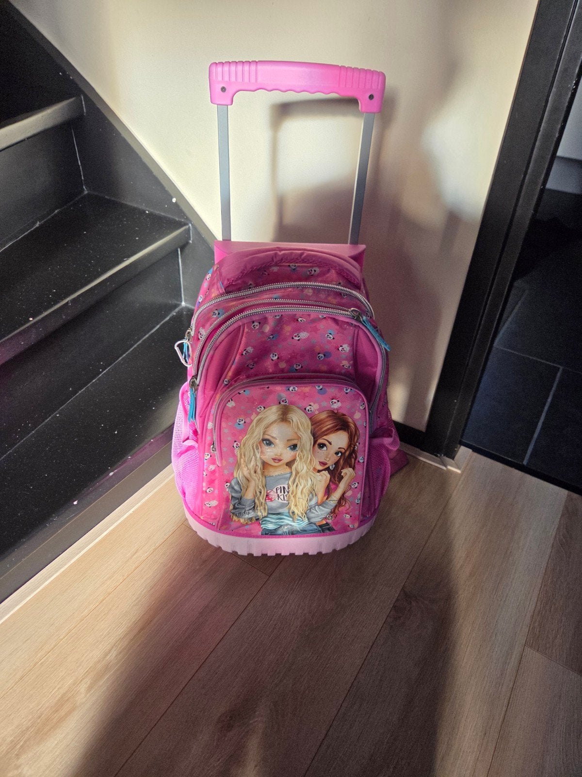 Topmodel Trolley Rugzak Roze - Ideaal voor School/Reizen, Kinderen en Baby's, Ophalen, Gebruikt