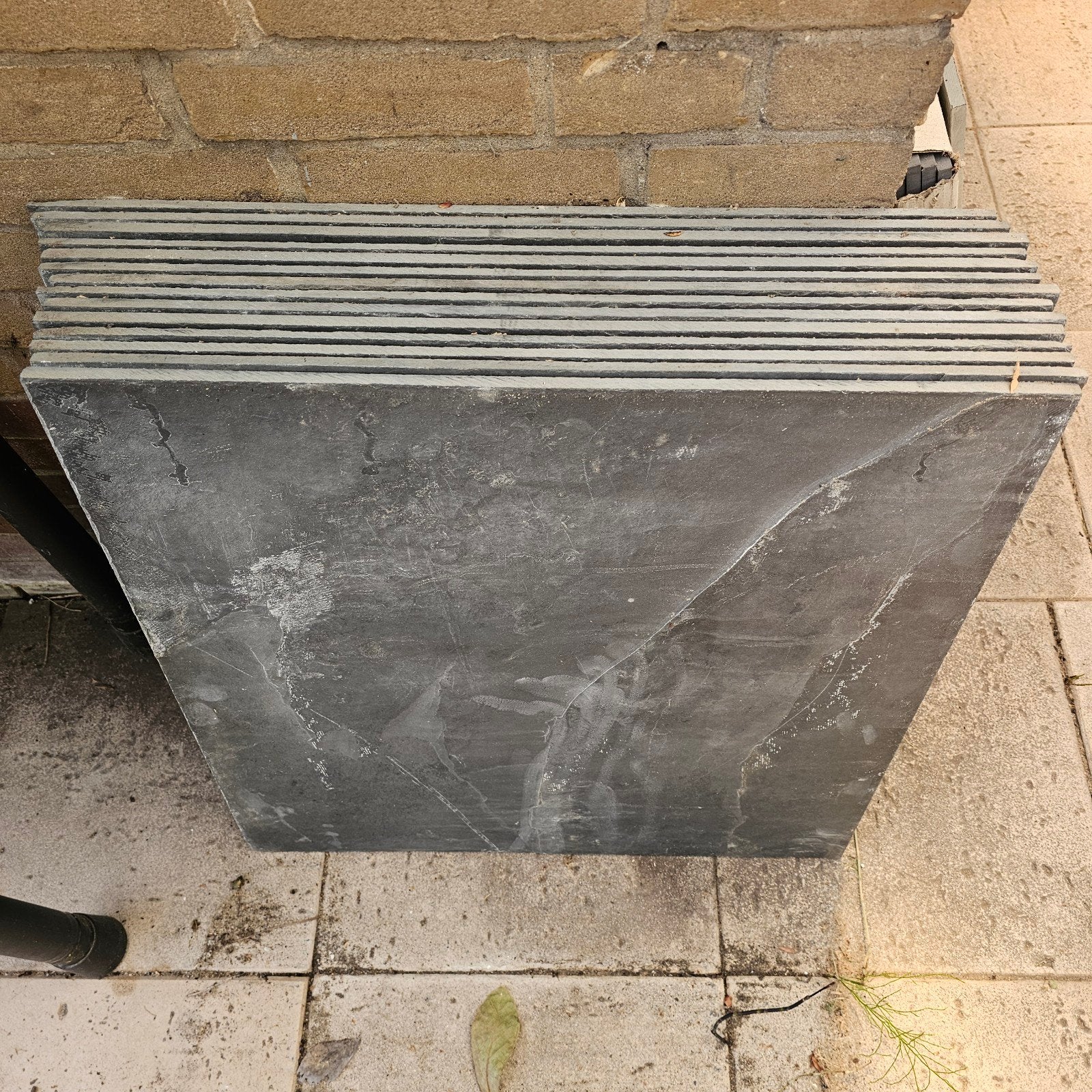 tegels leisteen 60x60 14  st, Ophalen of Verzenden