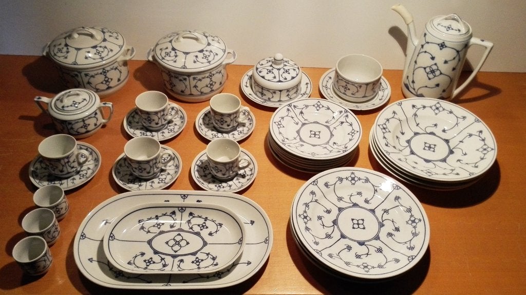 Eisenberg DDR Blau Saks Servies., Ophalen