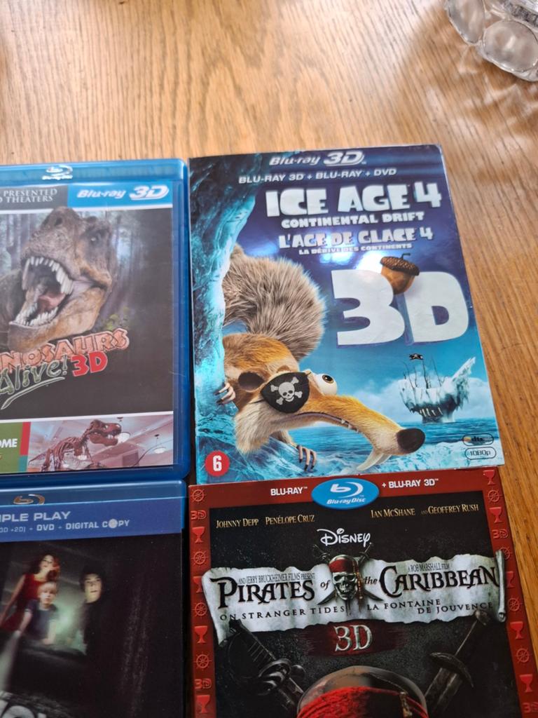 3d dvd 5 stuks, Cd's en Dvd's, Blu-ray, Ophalen of Verzenden, Zo goed als nieuw