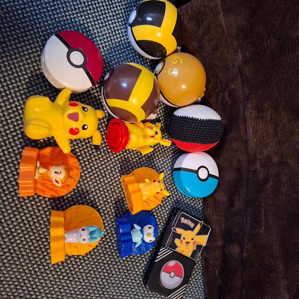 Pokémon figuren en Pokéballs set, Ophalen of Verzenden, Gebruikt, Overige typen