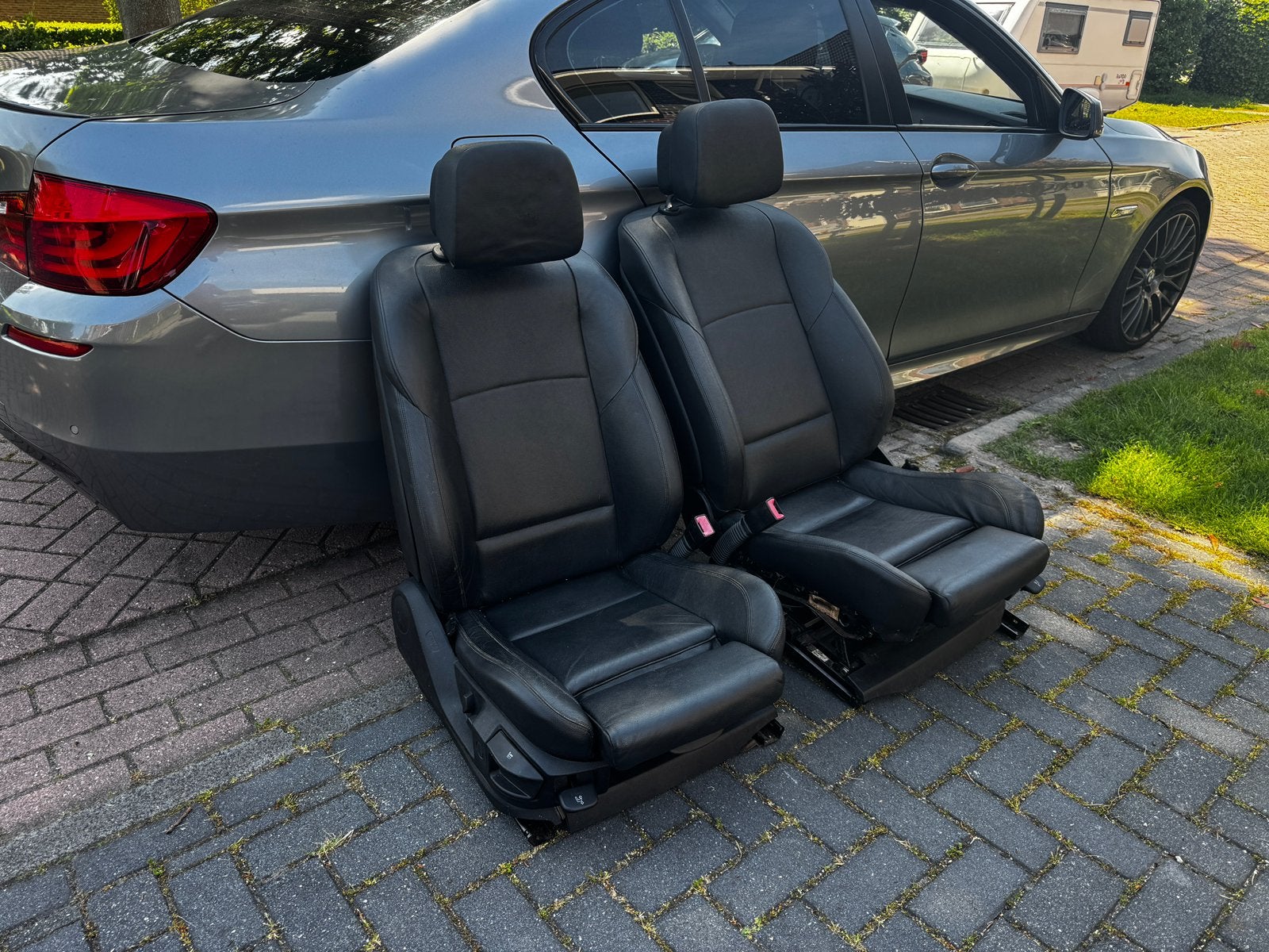 Sportstoelen voorstoelen leer BMW F10 F11 interieur, Auto-onderdelen, Ophalen, Gebruikt, BMW