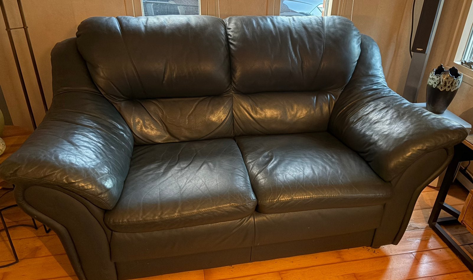 Nette bank, Huis en Inrichting, Ophalen, Gebruikt, 75 tot 100 cm, Tweepersoons