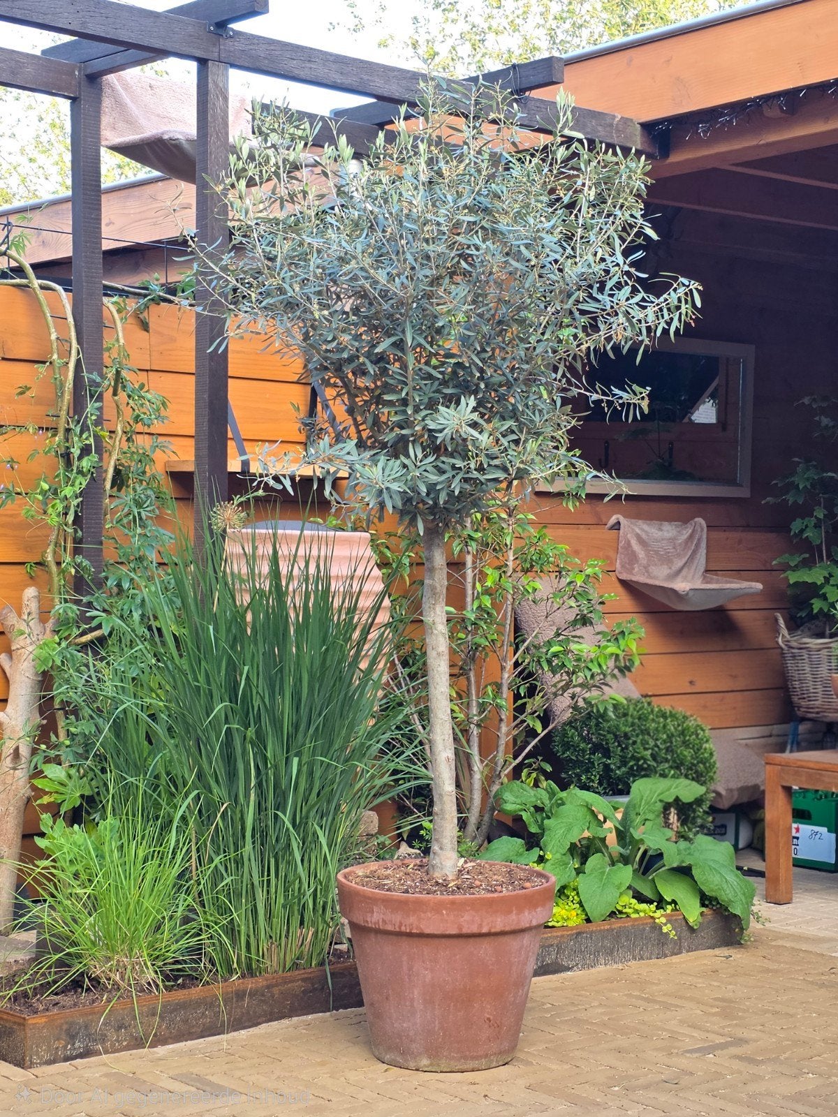 Olijfboom (175 cm), 100 tot 250 cm, Olijfboom, Zomer, Ophalen