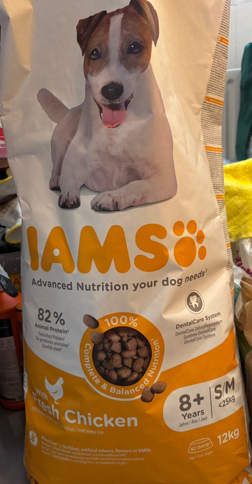 IAMS 12kg Senior hondenbrokken (S/M) - NIEUW!, Ophalen, Hond