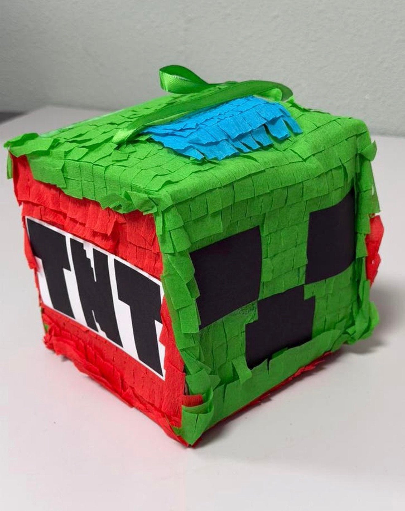 Minecraft Creeper TNT Piñata 16cm cado gift box game gaming, Diversen, Cadeaupapier, Nieuw, Ophalen of Verzenden, H, H