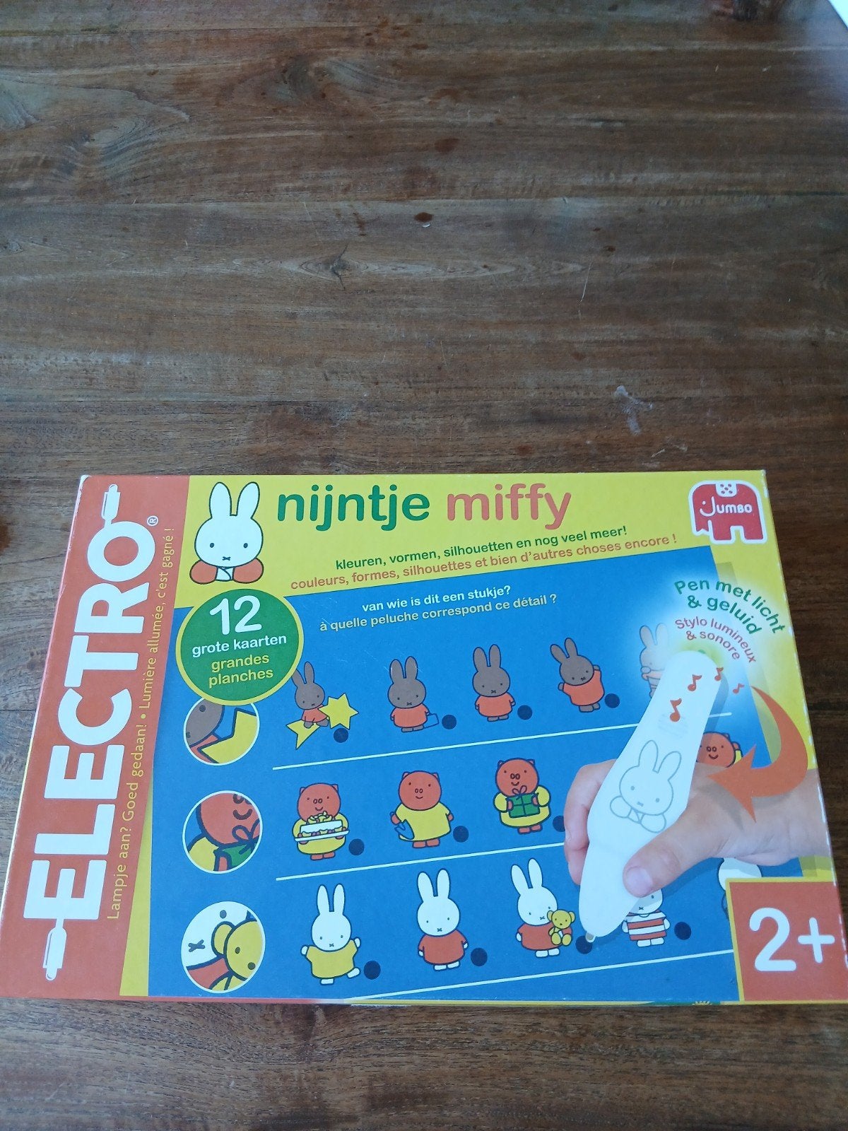 Nijntje Miffy Electro spel met licht en geluid, Ophalen of Verzenden, Gebruikt, Puzzelen, Met licht