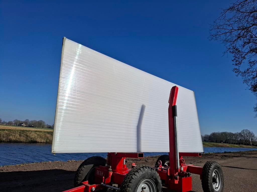 Polycarbonaat platen plaat opaal kas serre licht nok straat, Ophalen of Verzenden