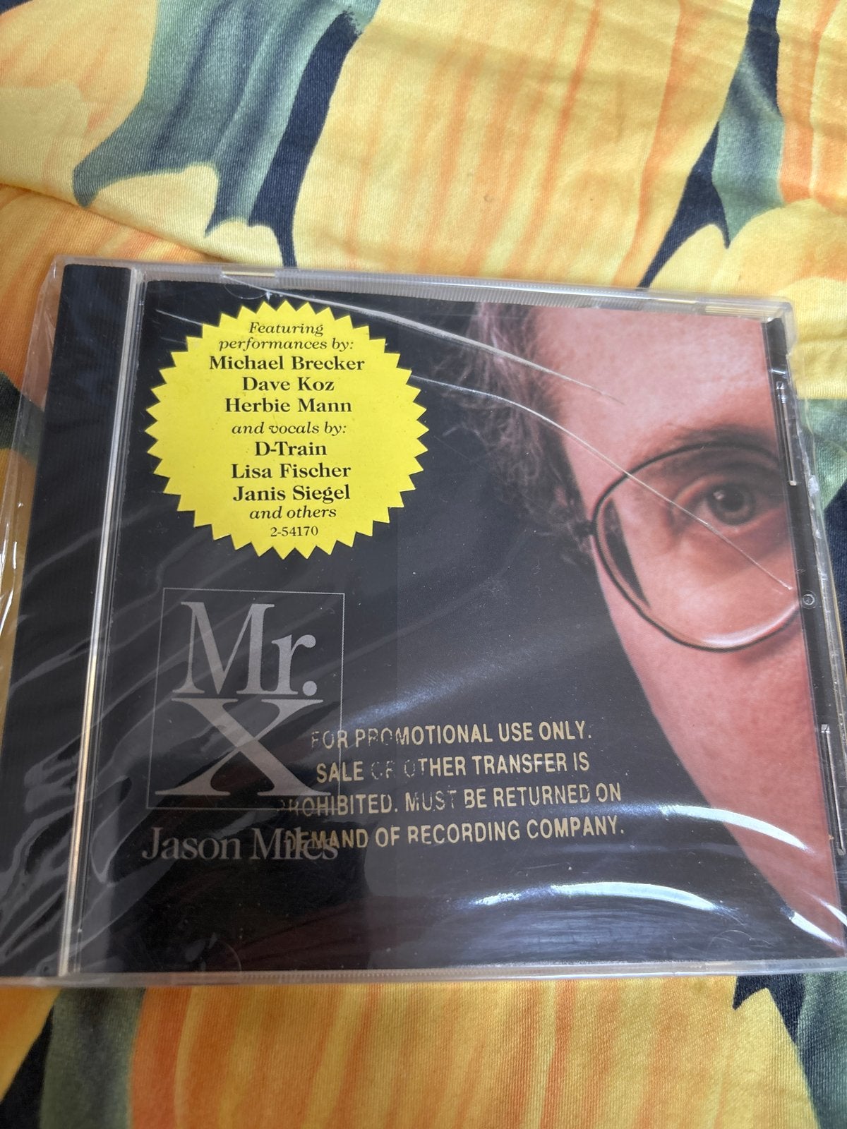 Jason Miles - Mr. X (Promo CD) D- Train Michael Brecker, Ophalen of Verzenden, Nieuw in verpakking, Album, Promo