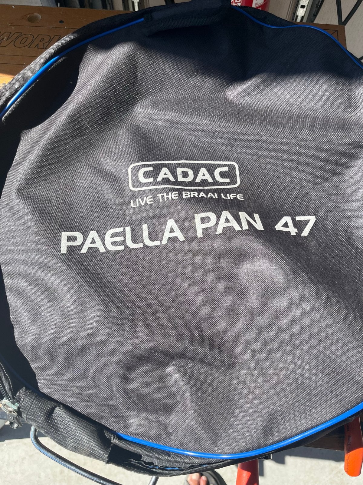 Cadac Paella Pan 47 cm met originele tas, Ophalen of Verzenden, Gebruikt