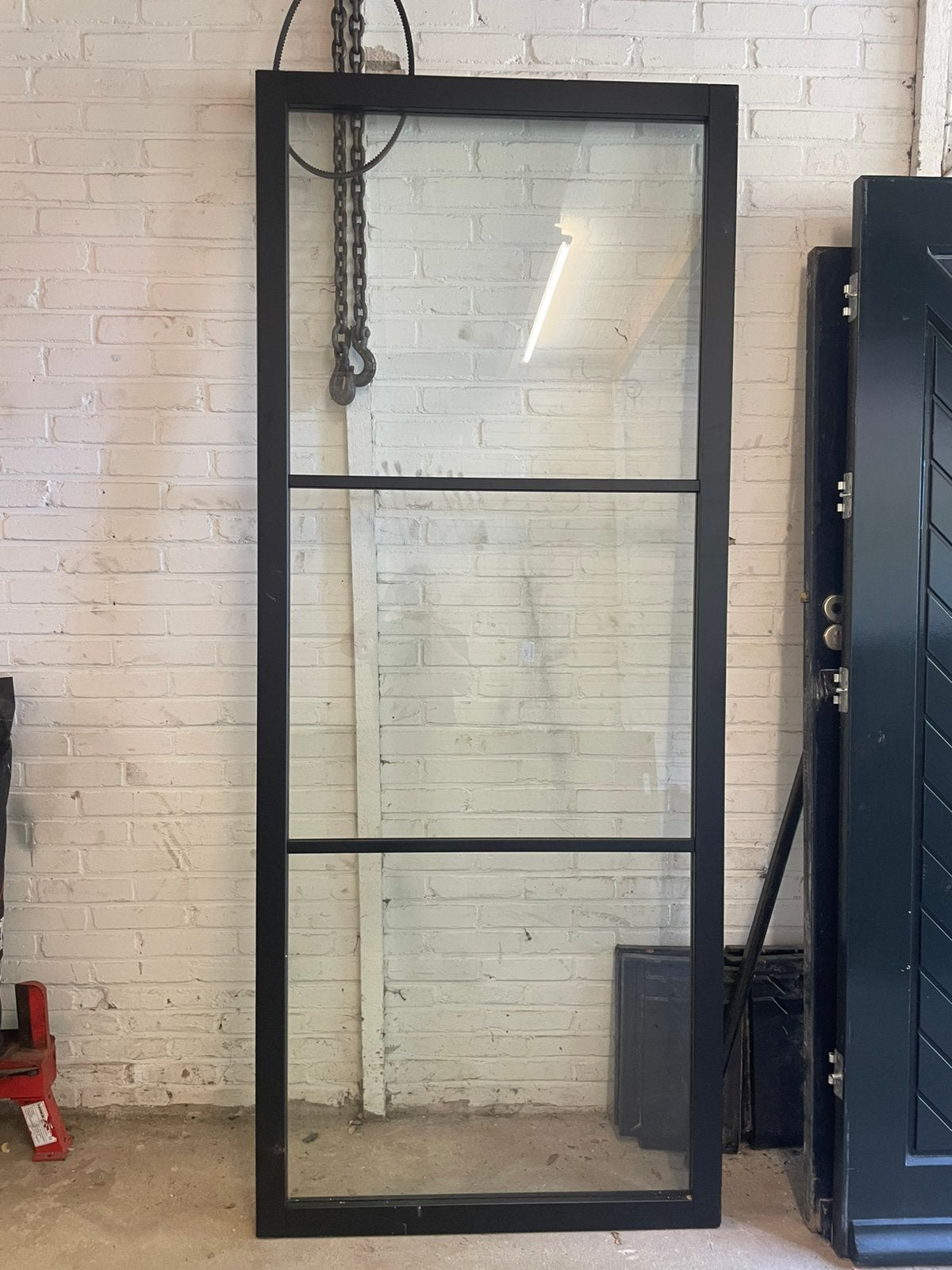 Staallook binnendeur stomp 231x95 nieuw, Ophalen, Zo goed als nieuw, Binnendeur, 200 tot 215 cm