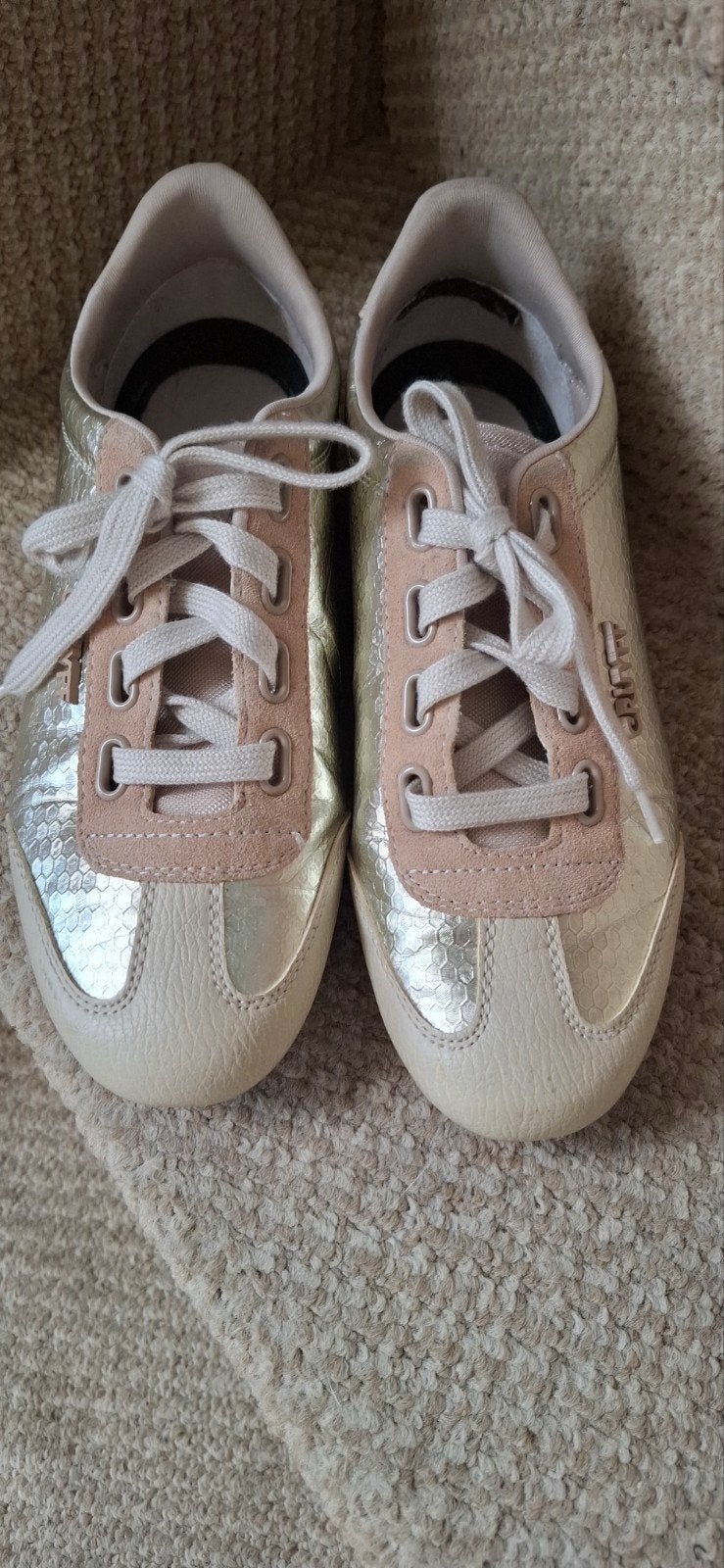 Cruyff  dames sneakers beige met goud maat 39, Cruyff, Beige, Ophalen of Verzenden, Sneakers of Gympen