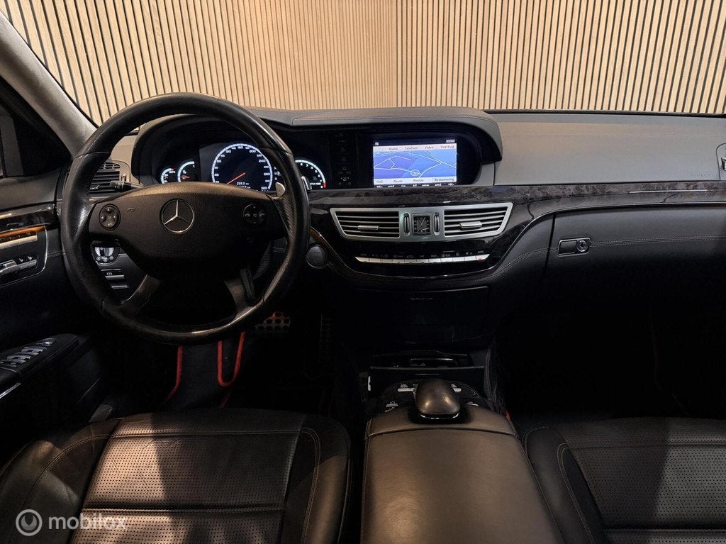 Mercedes S-klasse AMG S63 Lang 6.2 V8 PANO SOFTCL YOUNGTIMER, Auto's, Automaat, Achterwielaandrijving, Gebruikt, Zwart