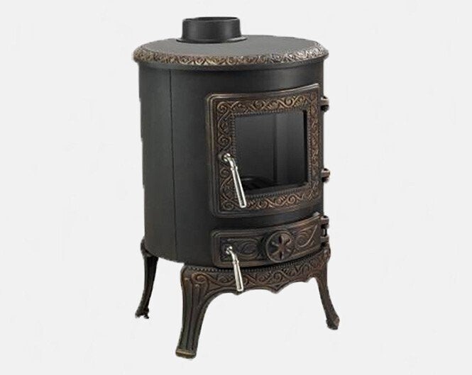 Gietijzeren Houtkachel | Nordflam Palestro Patina (7 KW), Huis en Inrichting, Kachels, Nieuw, Vrijstaand, Houtkachel, Hout, Ophalen of Verzenden