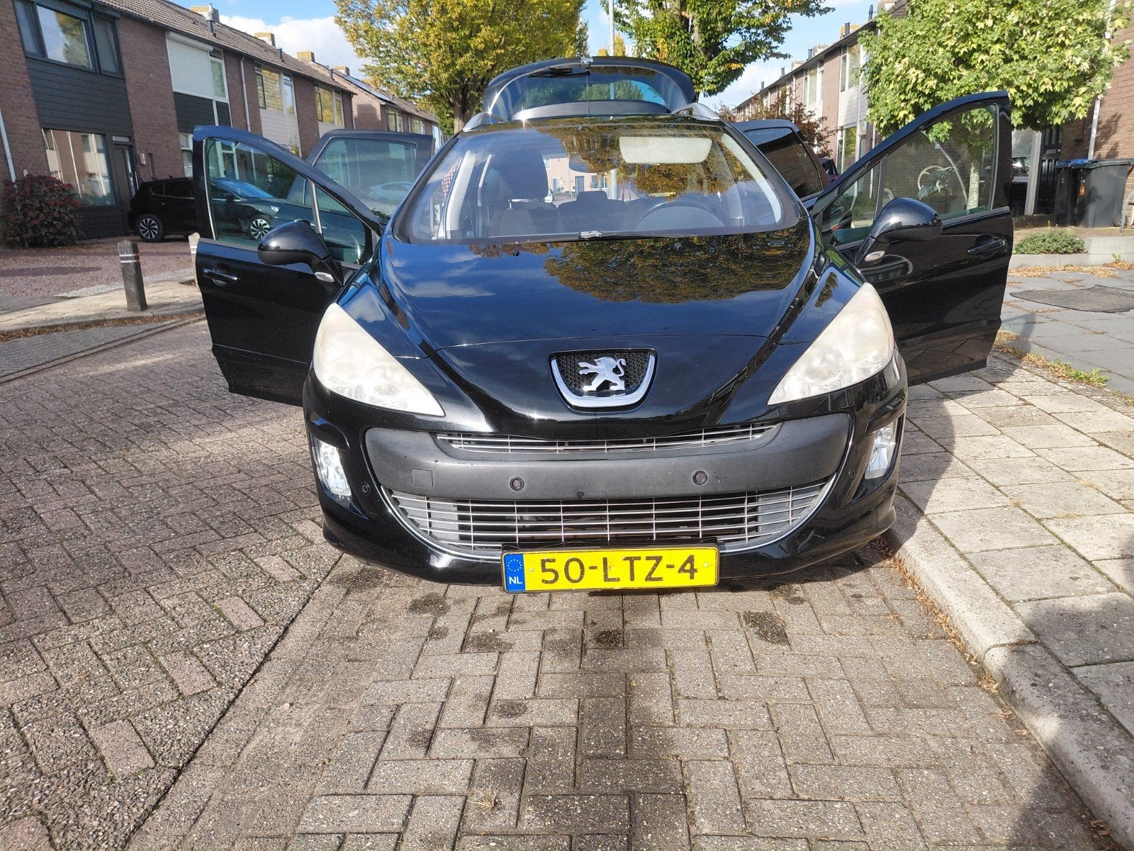 Peugeot 308 1.6 VTI 16V SW 7P 2010 Zwart, Voorwielaandrijving, Zwart, 4 cilinders, 7 stoelen
