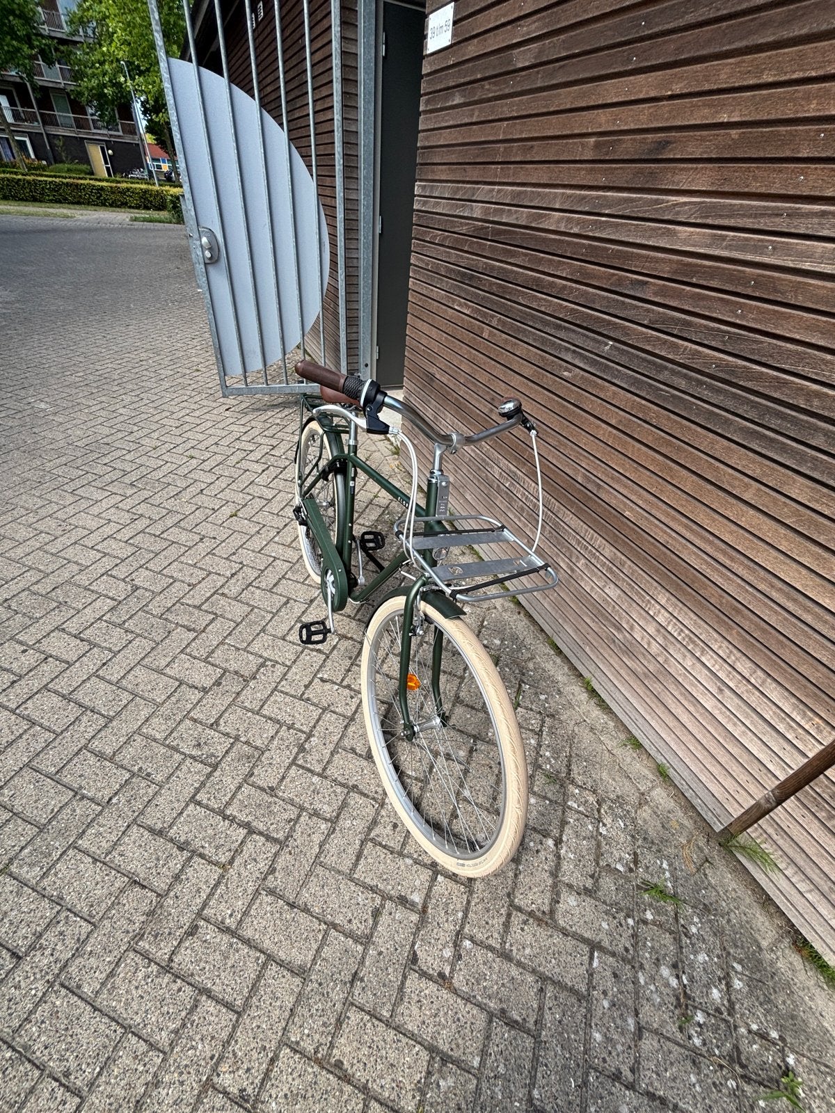 Decathlon Elops Stadsfiets - Zo goed als nieuw, 53 tot 56 cm, Velgrem, Versnellingen, Zo goed als nieuw