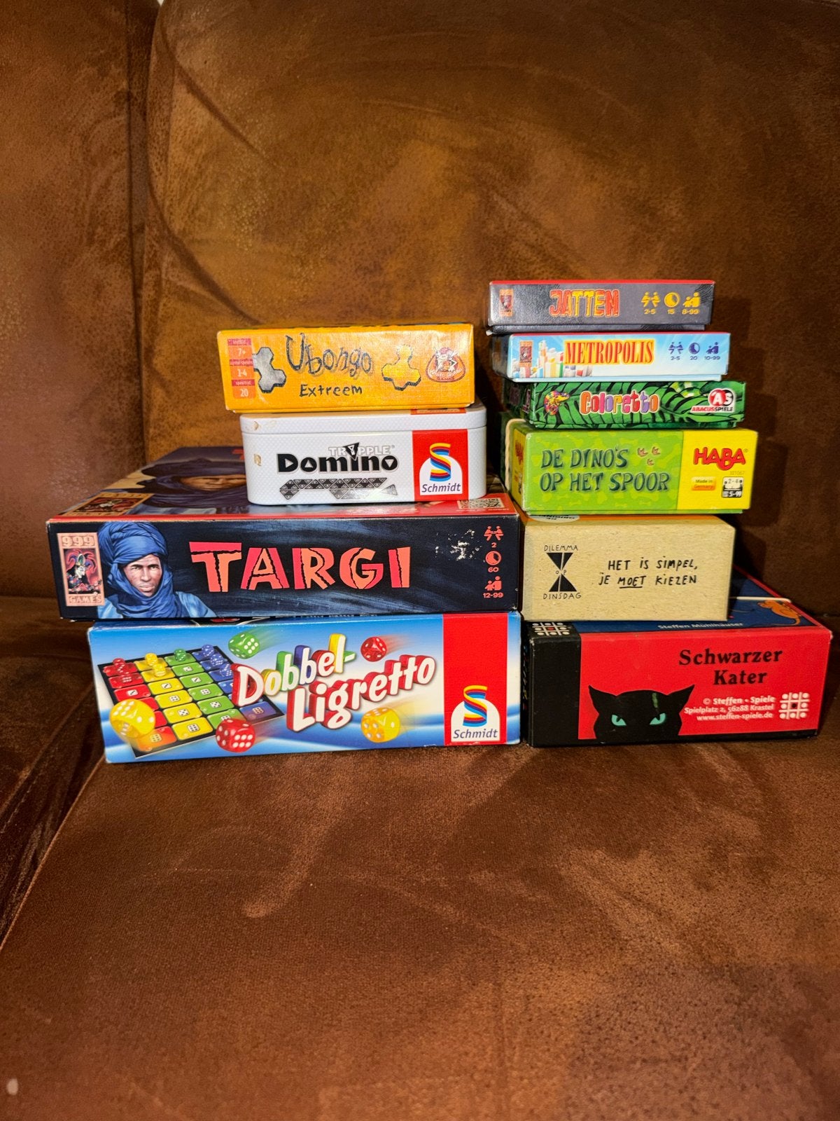 Diverse bordspellen en kaartspellen - Verschillende titels, Een of twee spelers, Ophalen of Verzenden, Gebruikt, Reisspel