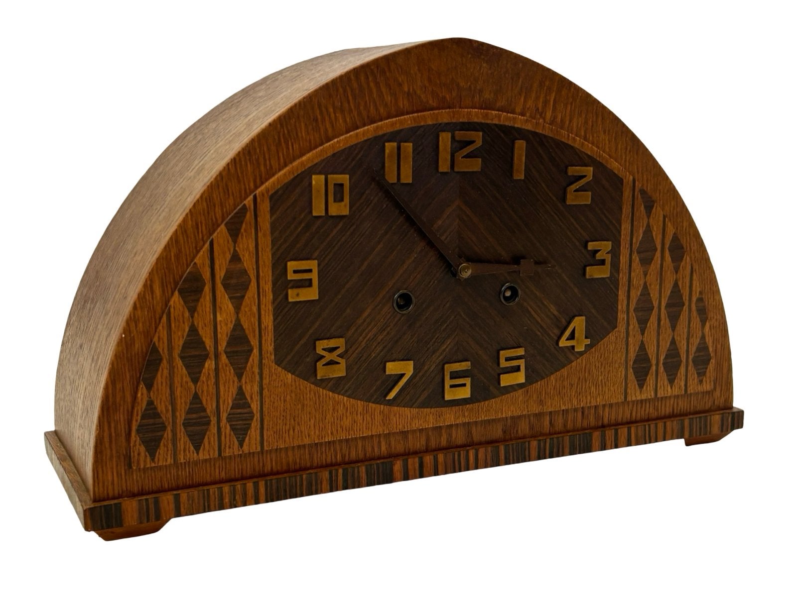 Art Deco Klok - H. van Niel Hzn Horlogerie Haarlem, Antiek en Kunst, Ophalen of Verzenden