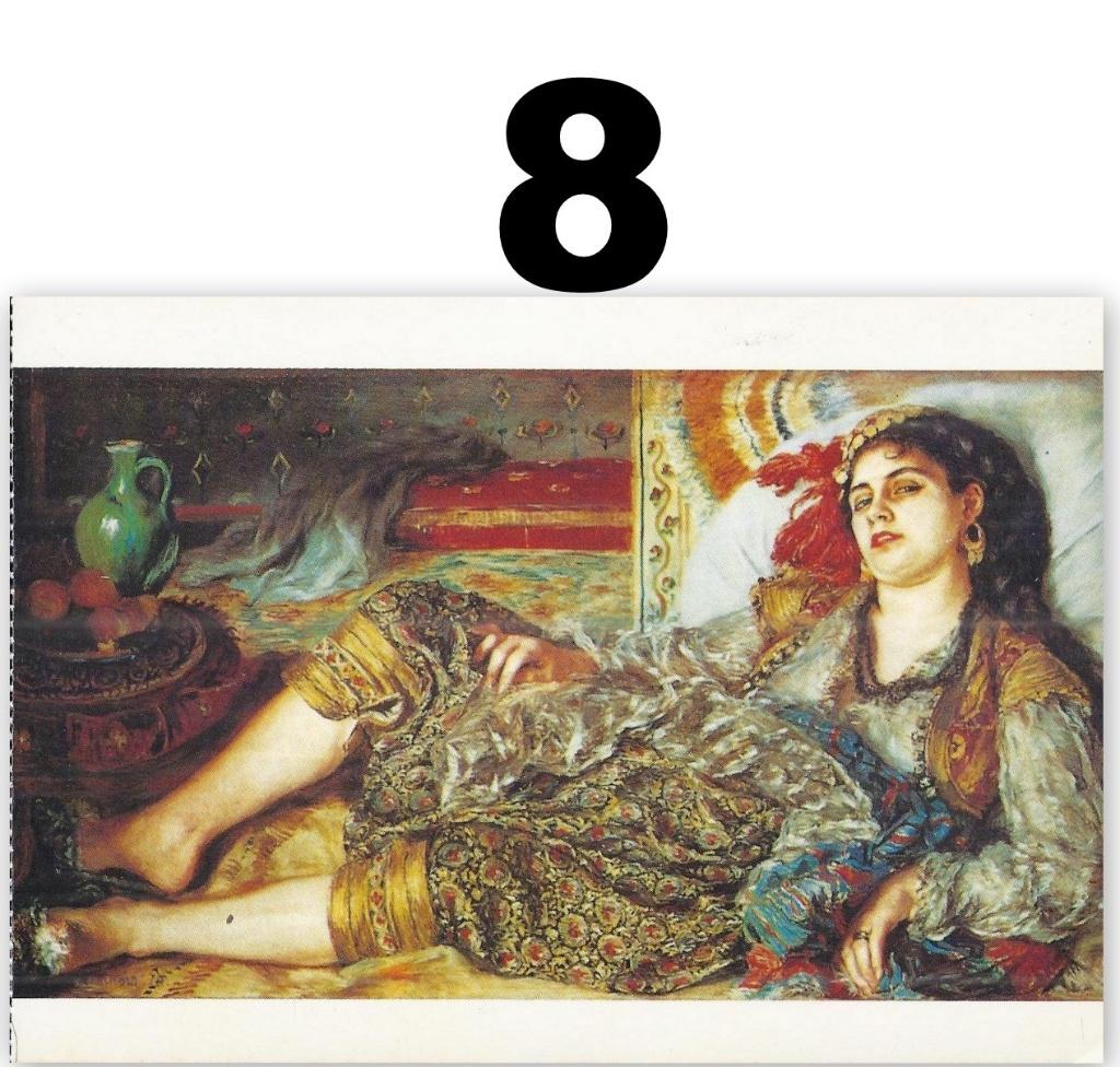 Renoir8 - Ongelopen kunstkaart Auguste Renoir: odalisque, Verzamelen, Ansichtkaarten | Themakaarten, Ophalen of Verzenden, Voor 1920