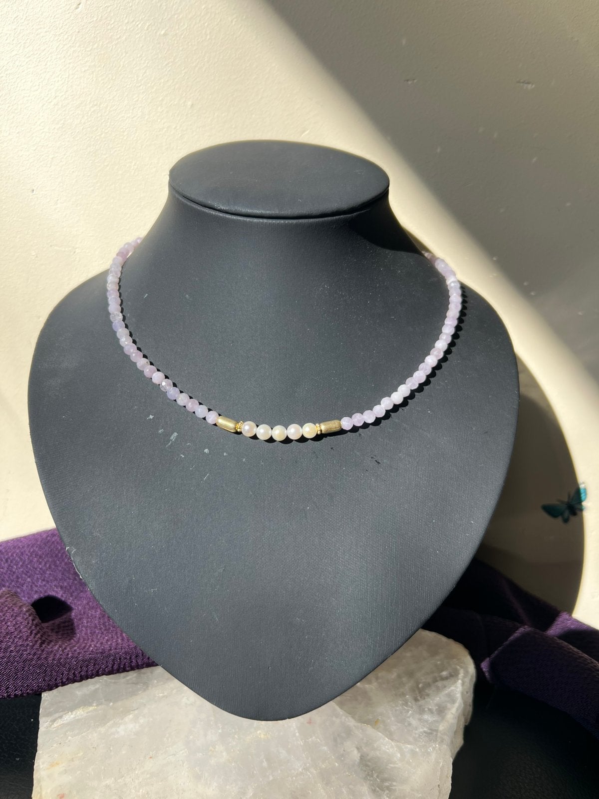 Kunziet AKOYA zoutwater parel beschermt eigenliefde magie, Sieraden, Tassen en Uiterlijk, Kettingen, Magnolia11, Nieuw, Verstelbaar