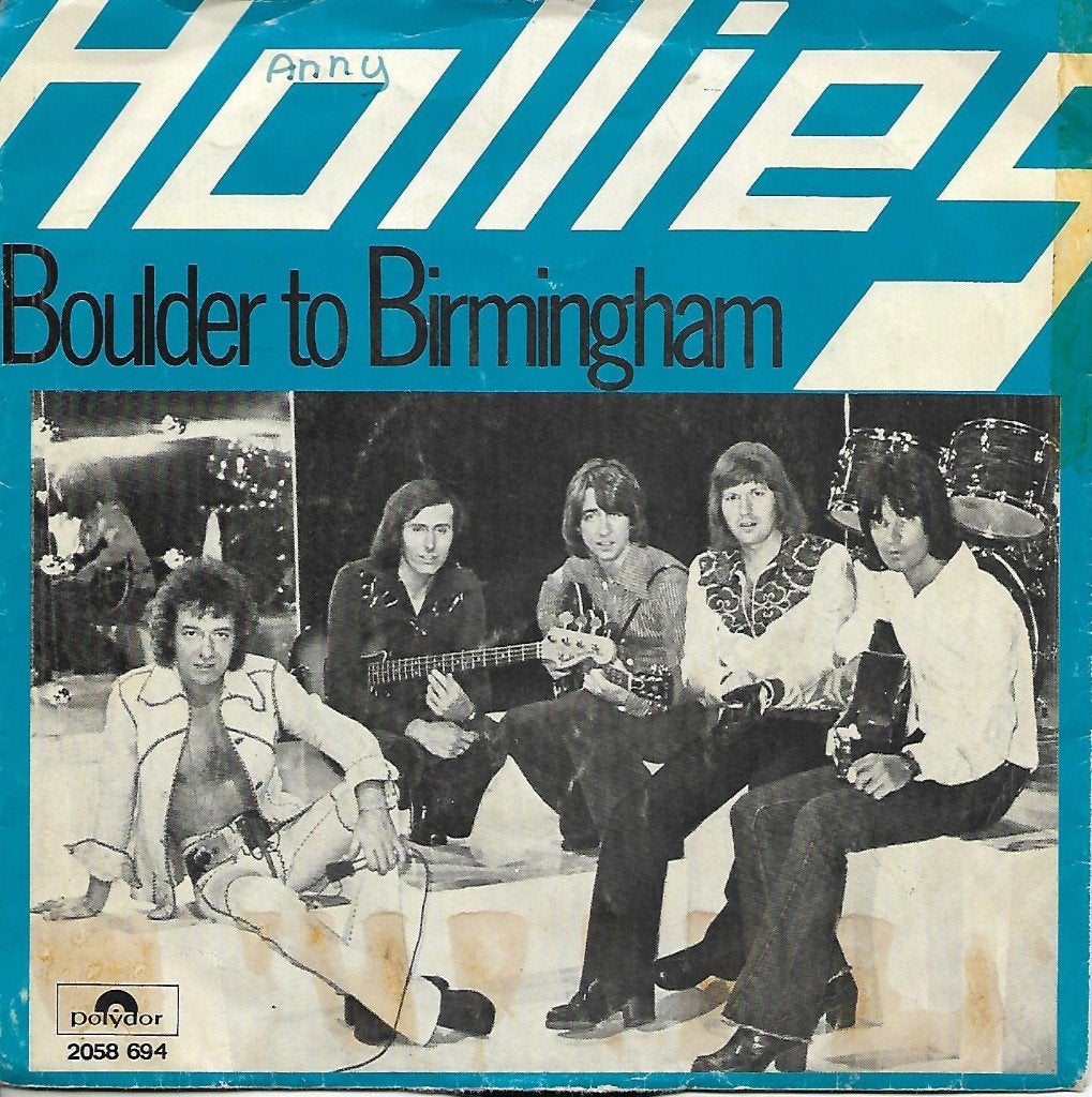 The Hollies - Boulder to Birmingham, Ophalen of Verzenden, Gebruikt, 7 inch, Pop