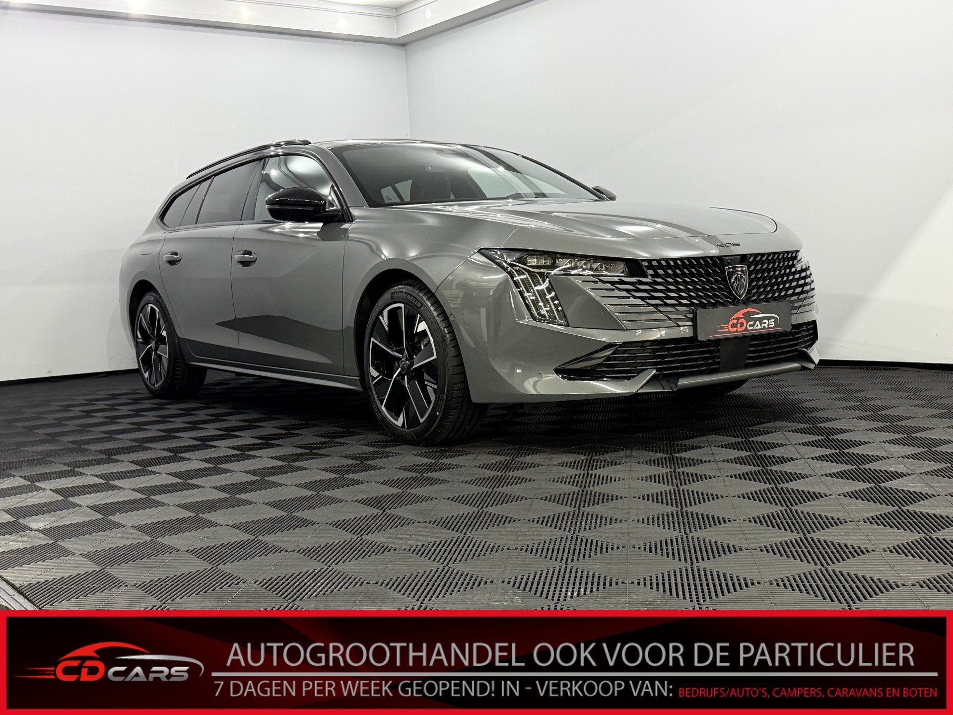 Peugeot 508 1.6 HYbrid 225 Allure Pack Plug-in 360 Camera, H, Gebruikt, 4 cilinders, Leder en Stof, Plug-in hybride