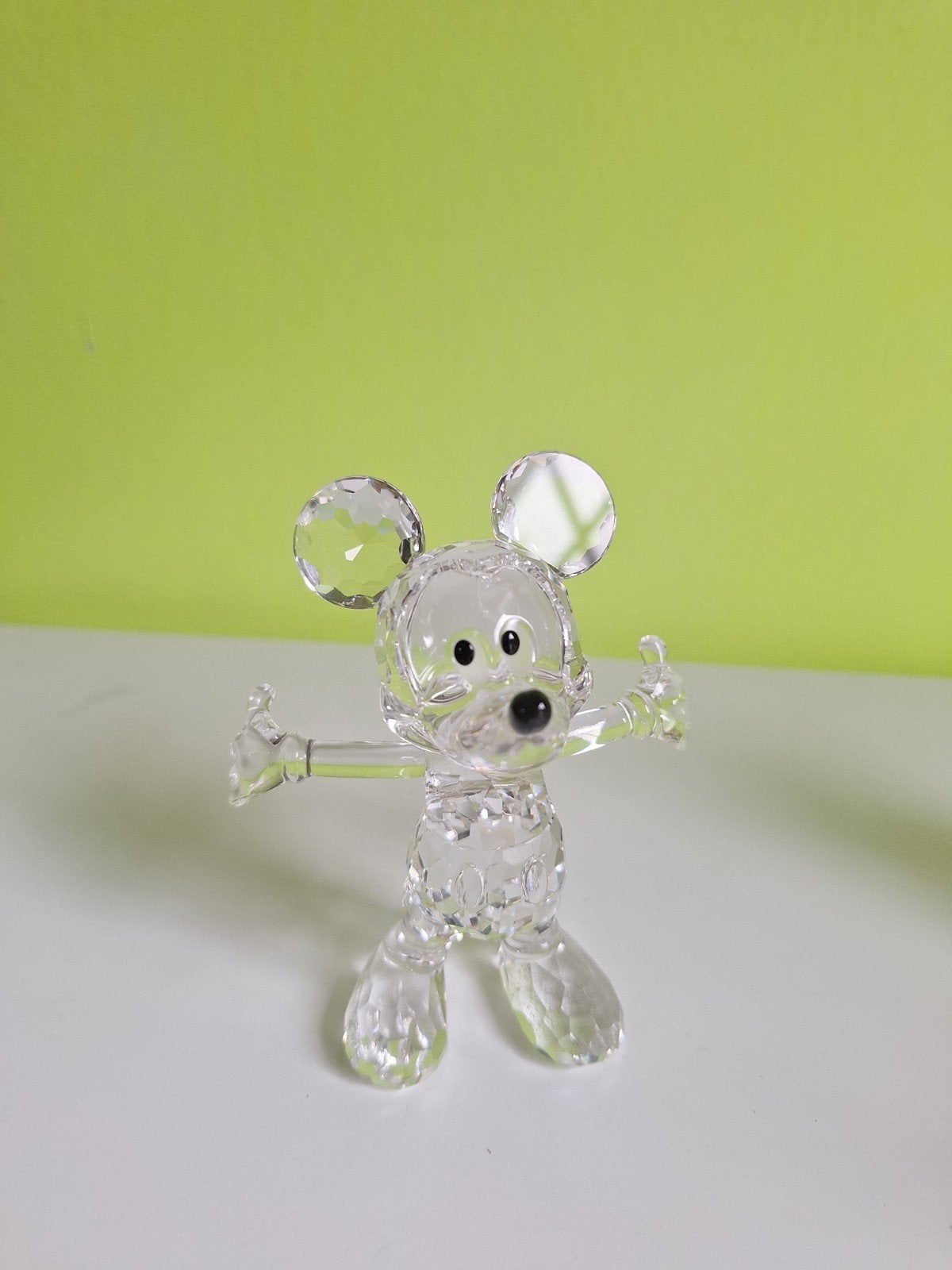 Swarovski Mickey Mouse beeldje, Ophalen of Verzenden, Mickey Mouse, Gebruikt, Beeldje of Figuurtje