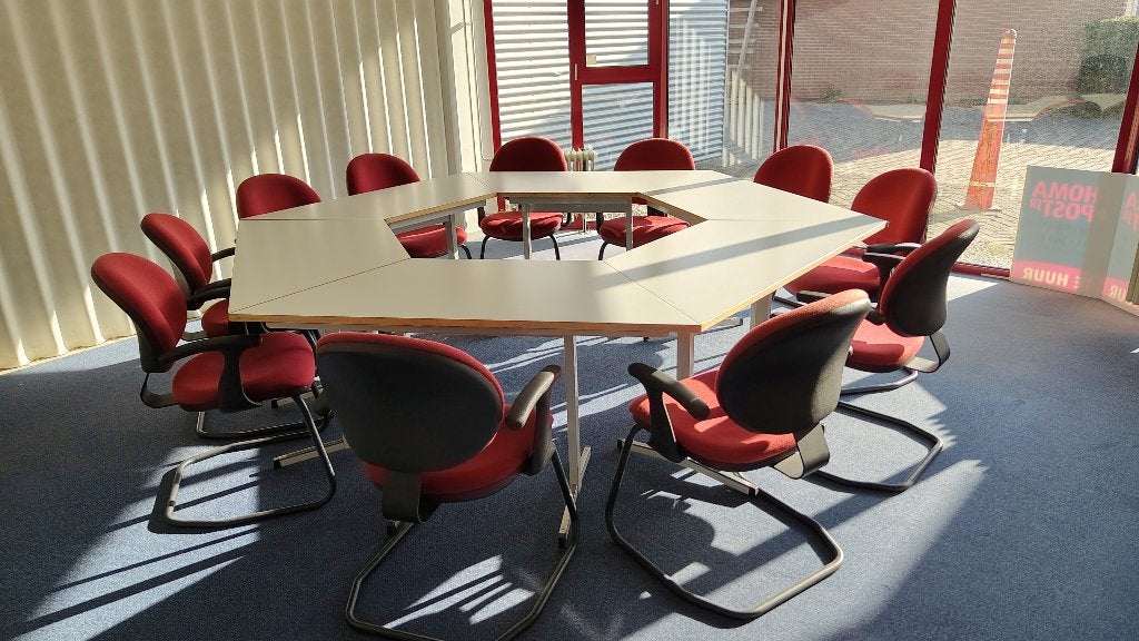 Vergader- / Kantinetafels & Stoelen, Minder dan 50 cm, Gebruikt, 100 tot 150 cm, Rechthoekig