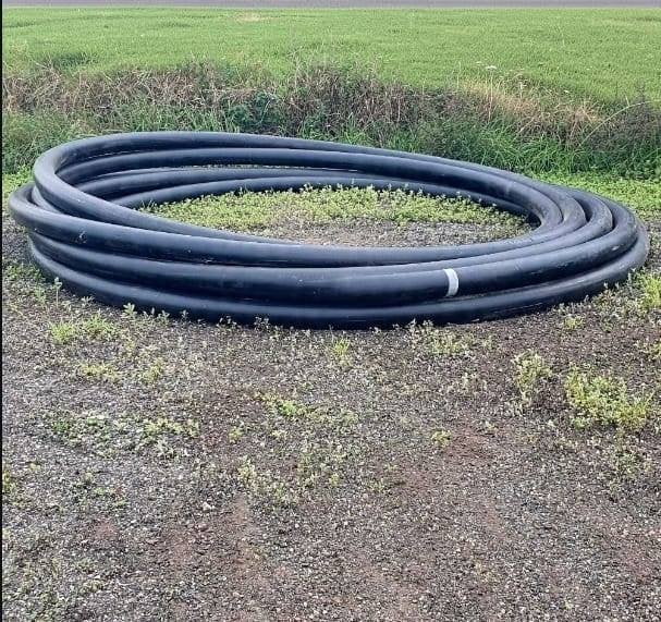 PE100 buis Ø125x11,4mm SDR11 zwart - ROL ca. 65m¹, Ophalen, Pvc, 6 meter of meer, Nieuw