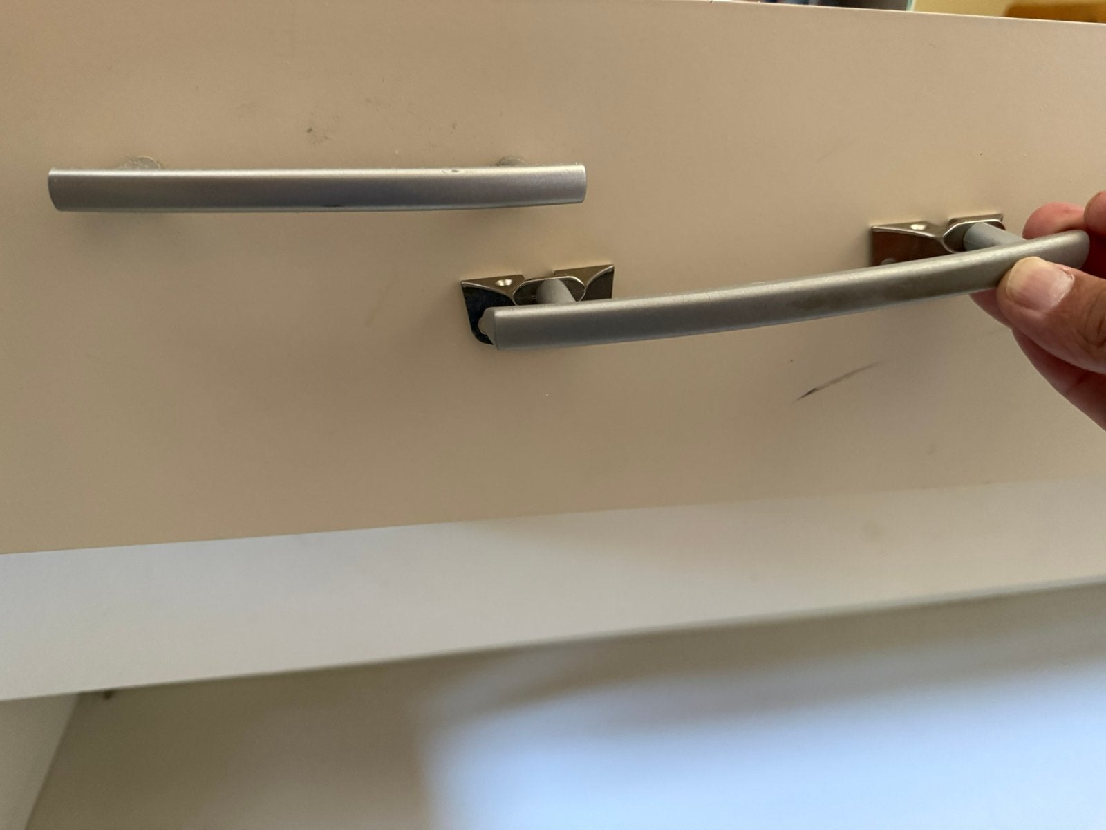 Kastgrepen grijs, Huis en Inrichting, Woonaccessoires | Wandplanken en Boekenplanken, Ophalen, Zo goed als nieuw