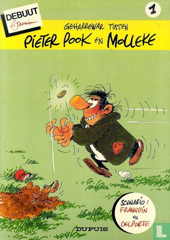 Geharrewar tussen Pieter Pook en Molleke. Nr 1. 1981., Boeken, Eén stripboek, Ophalen of Verzenden, Gelezen