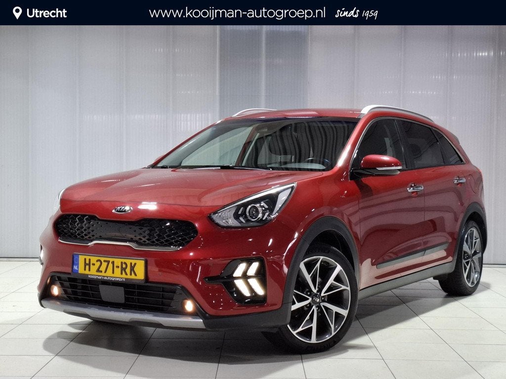Kia Niro 1.6 GDi Hybrid DynamicPlusLine Trekhaak, Stoel en S, Auto's, Automatische klimaatregeling, Gebruikt, Euro 6, 2 kWh