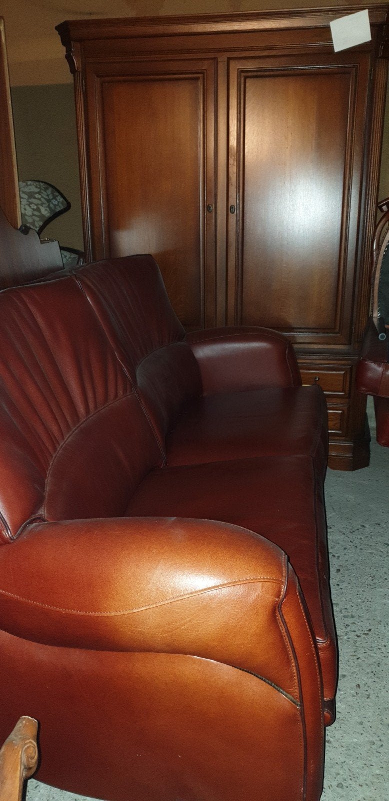 Kersenhouten Jugendstil Wandkast, Ophalen, 25 tot 50 cm, Kersenhout, Minder dan 100 cm