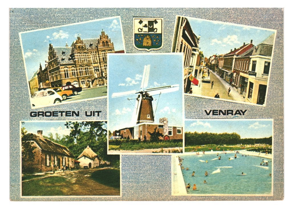984081 Venray 1972 Limburg Gelopen met Postzegel, Verzamelen, Ansichtkaarten | Nederland, Ophalen of Verzenden, 1960 tot 1980