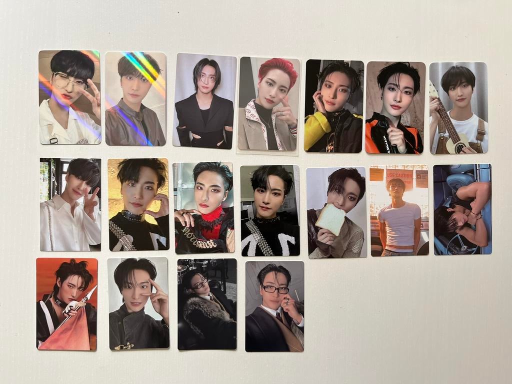 Seonghwa collectie photocards Ateez, Verzamelen, Muziek, Artiesten en Beroemdheden, Verzenden, Zo goed als nieuw, Foto of Kaart