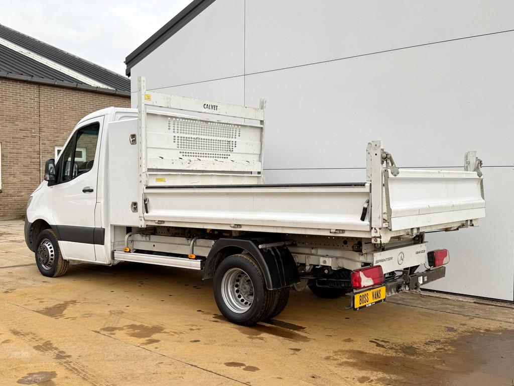 Mercedes-Benz Sprinter 514 2.2 CDI Automaat Kipper Dubbelluc, Auto's, Bestelauto's, Start-stop-systeem, Gebruikt, Zwart, Wit