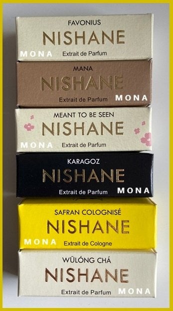 Nishane Collection set 6 niche parfum samples proefjes, Verzenden, Nieuw